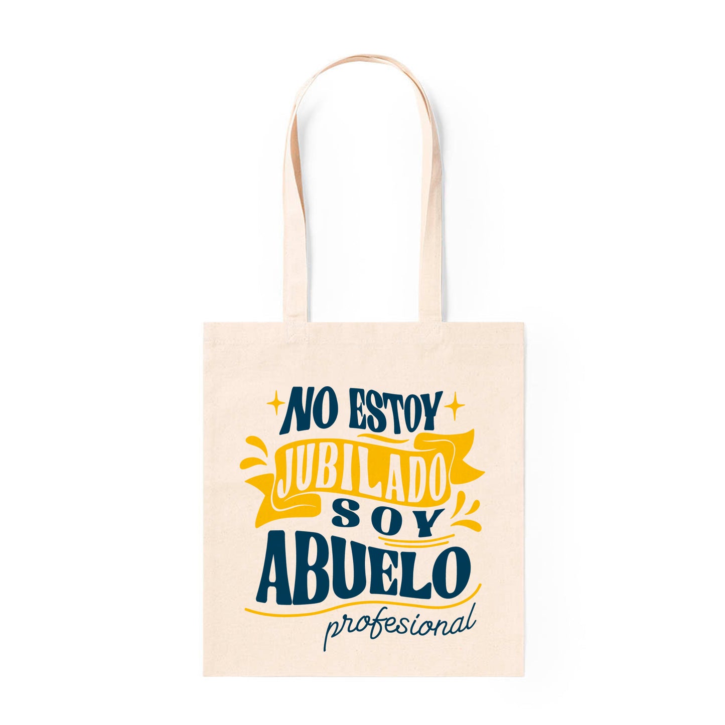 Bolsa tote para abuelo con diseño especial