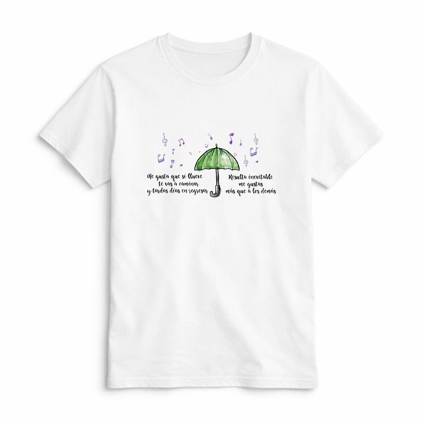 Camiseta Me Gusta que si Llueve te Vas a Caminar