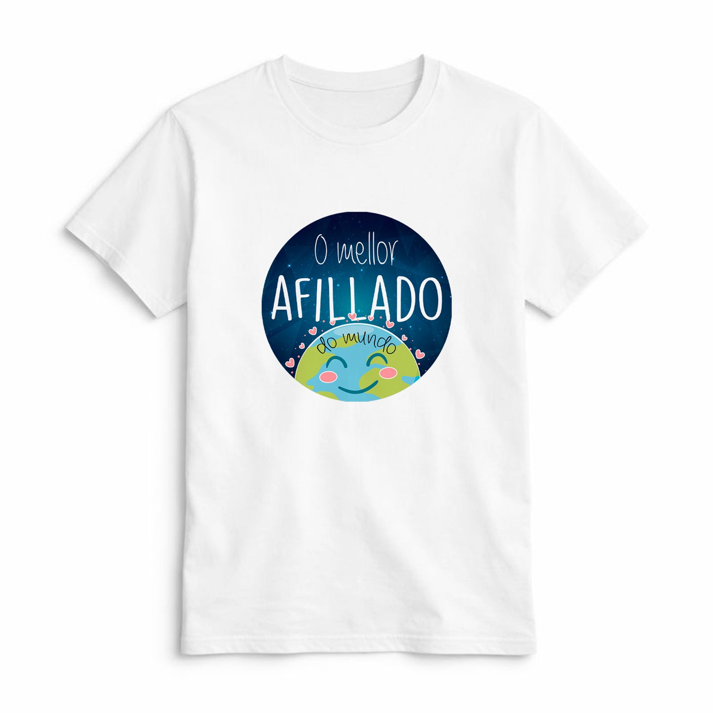 Camiseta O Mellor Afillado do Mundo