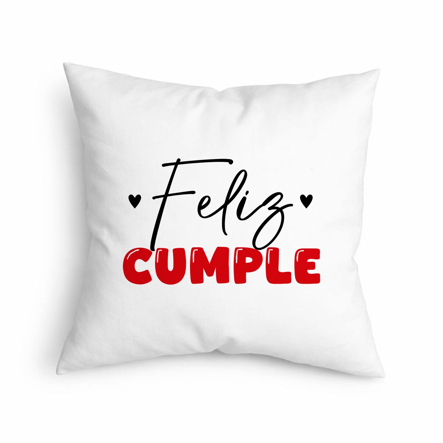 Cojín Feliz Cumple con Diseño Moderno