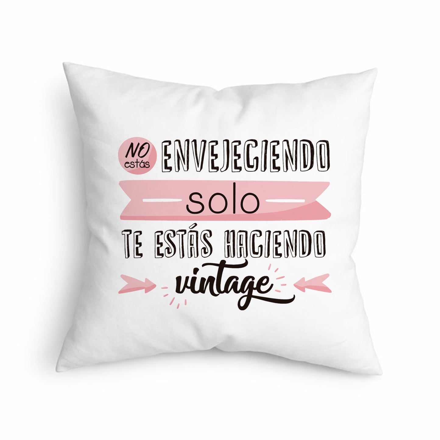 Cojín No Estás Envejeciendo Solo Te Estás Haciendo Vintage