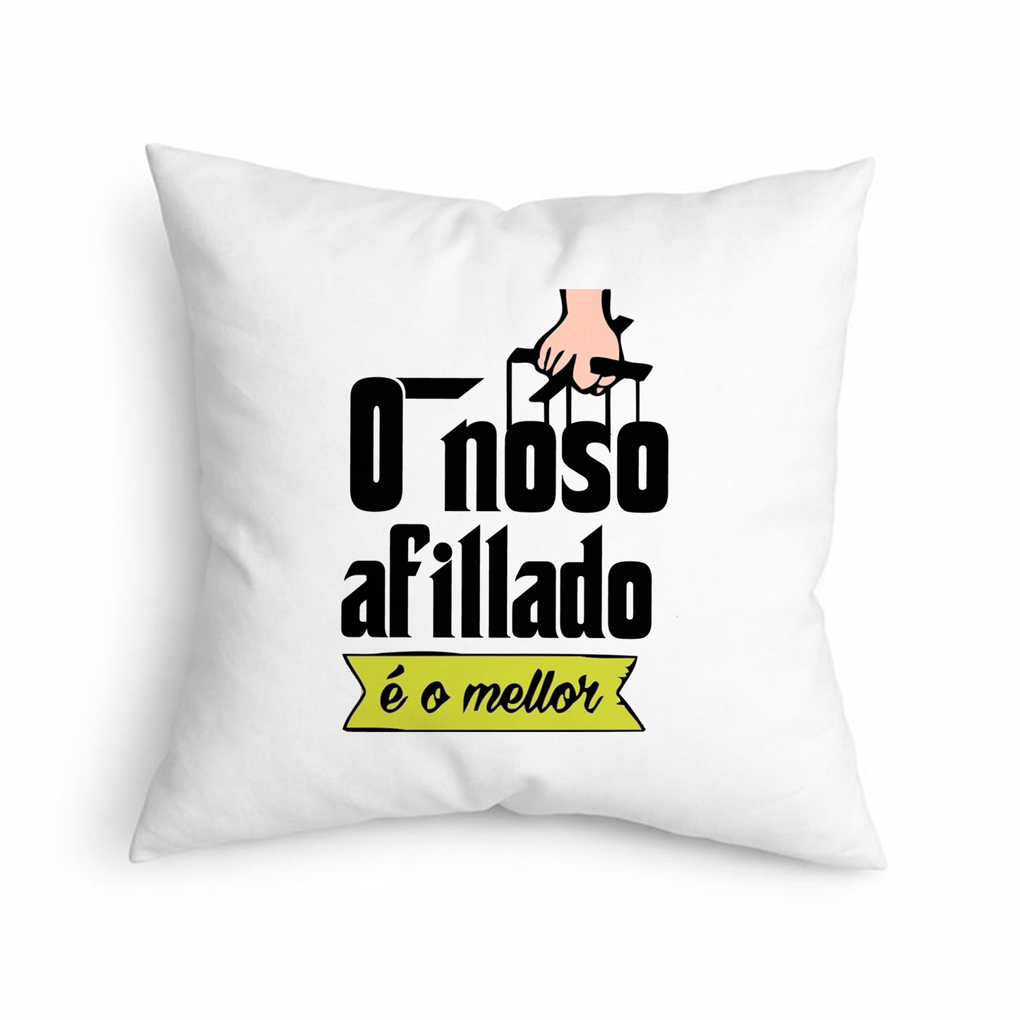 Cojín para ahijado “O noso afillado é o mellor”