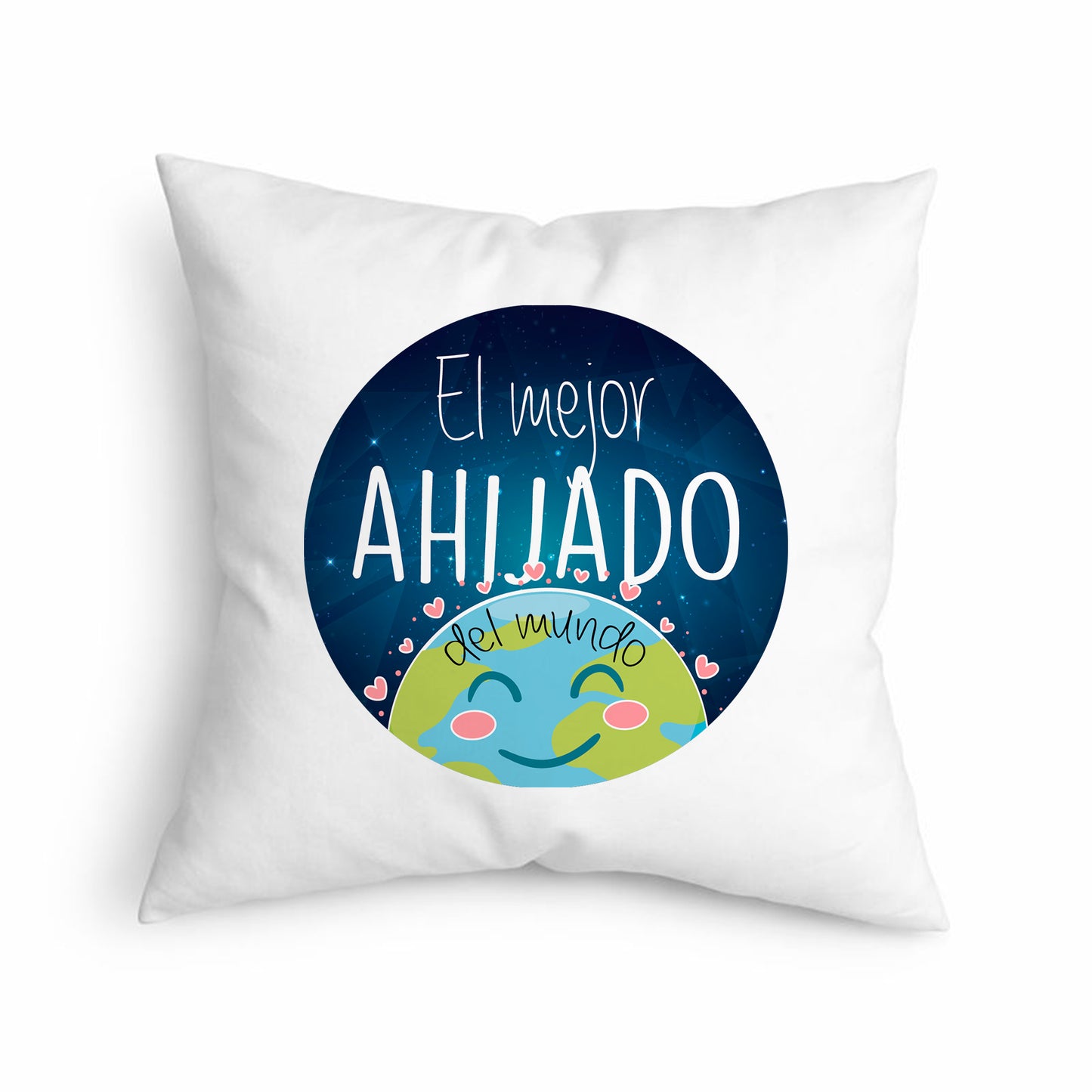 Cojín Regalo Original para Ahijado con Frase Única “El Mejor Ahijado del Mundo”