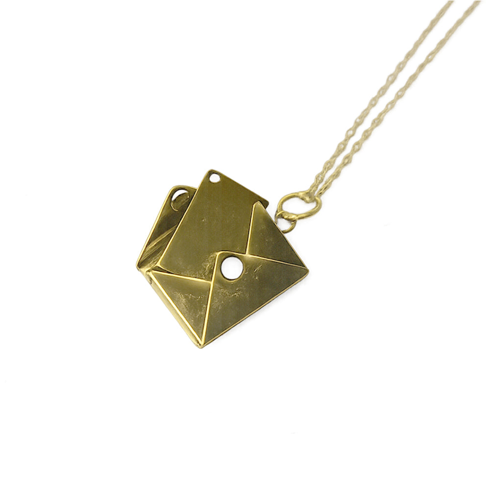 Collar sobre personalizado con mensaje oculto