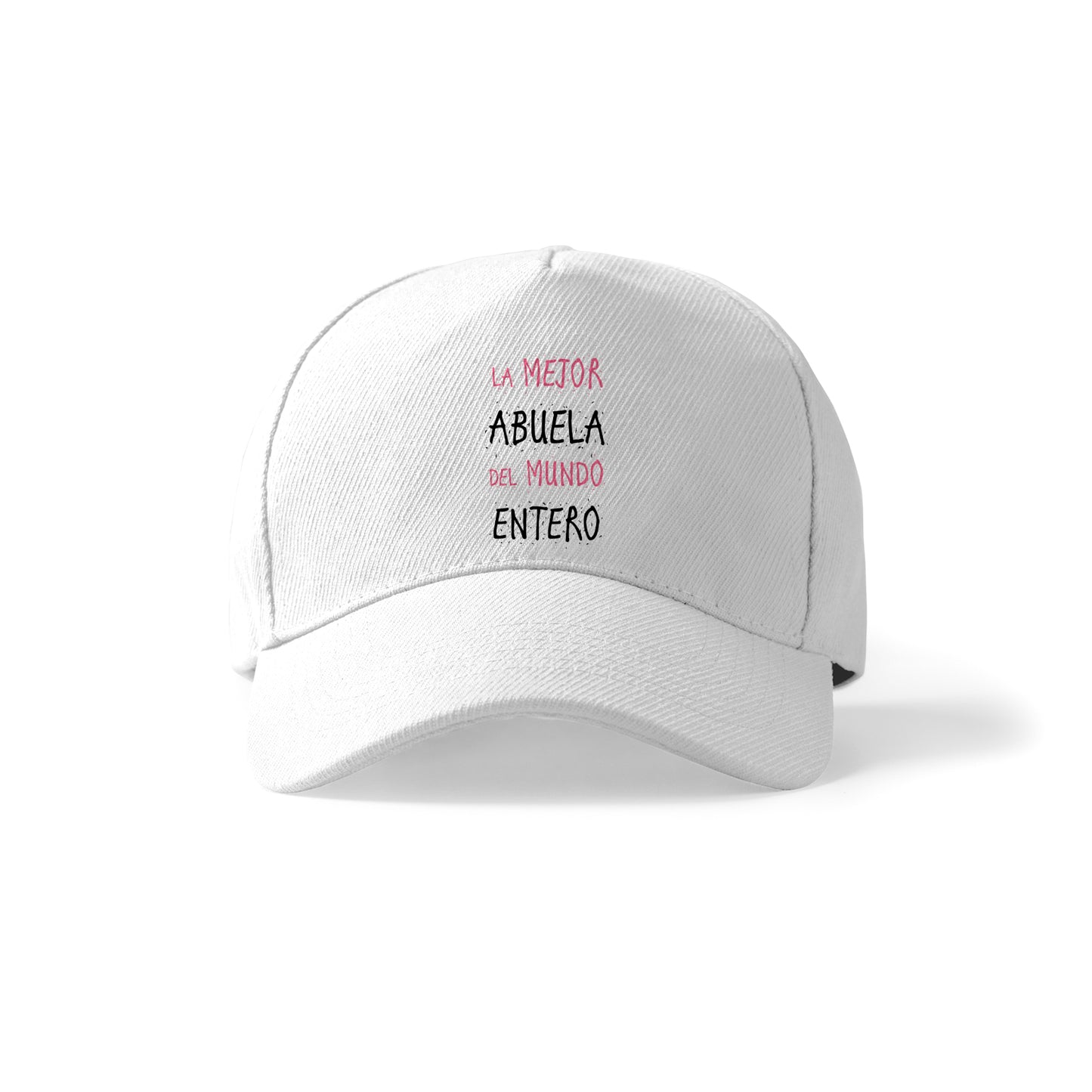 Gorra para abuela con frase “La mejor abuela del mundo entero”