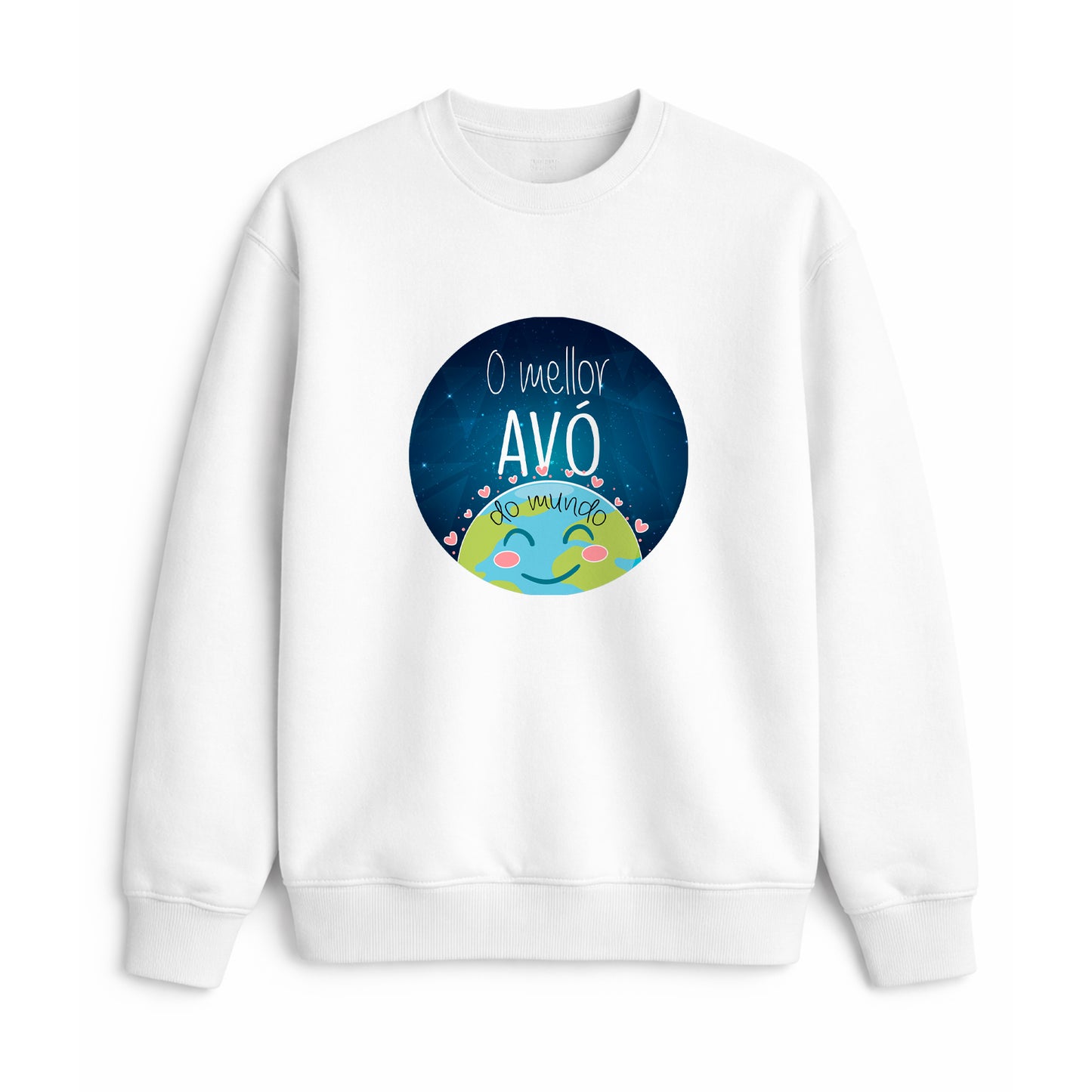 Sudadera avó mellor do mundo con deseño tenro