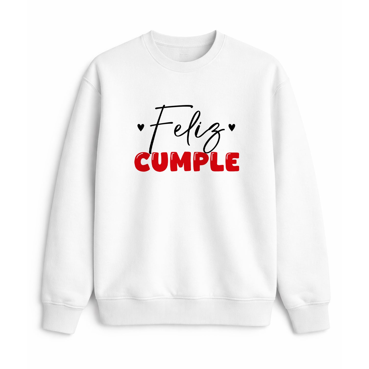Sudadera feliz cumple minimalista regalo cumpleaños