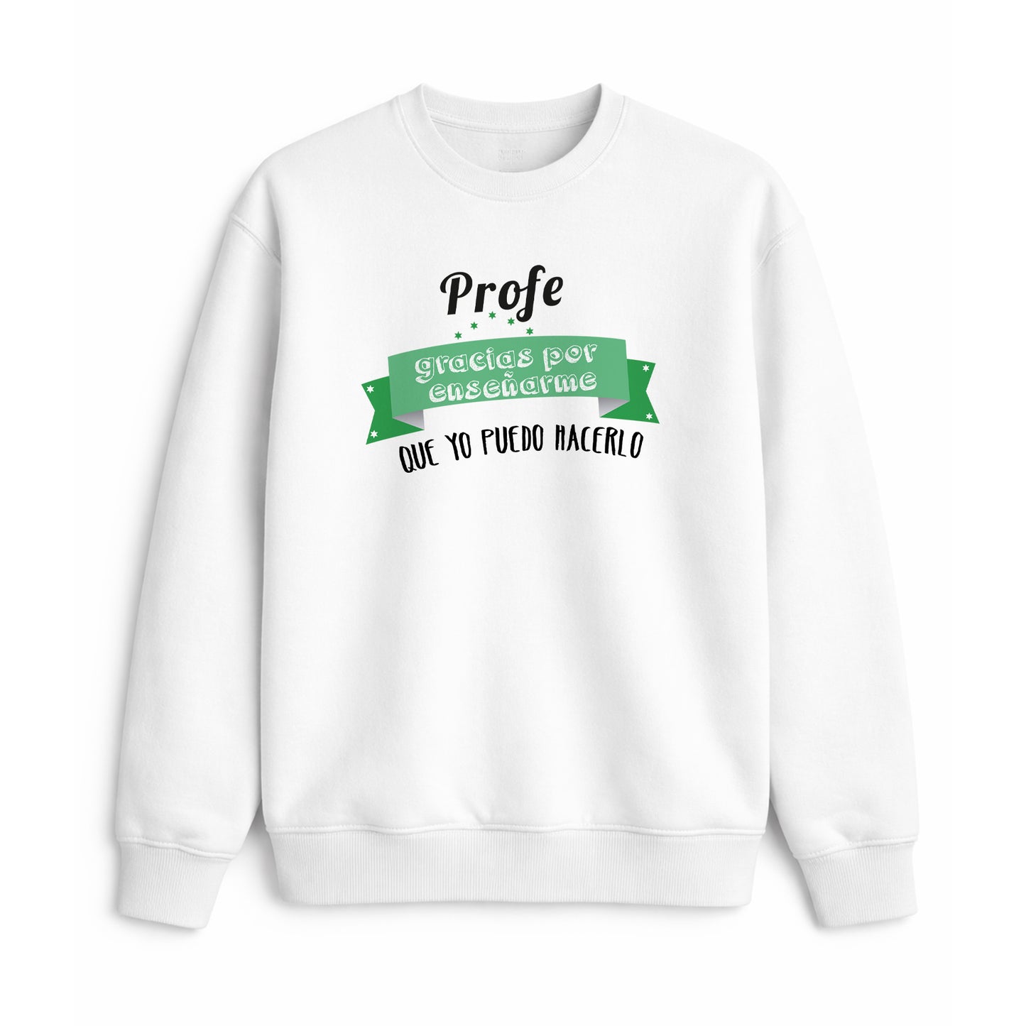 Sudadera profe gracias por enseñarme regalo elegante fin de curso