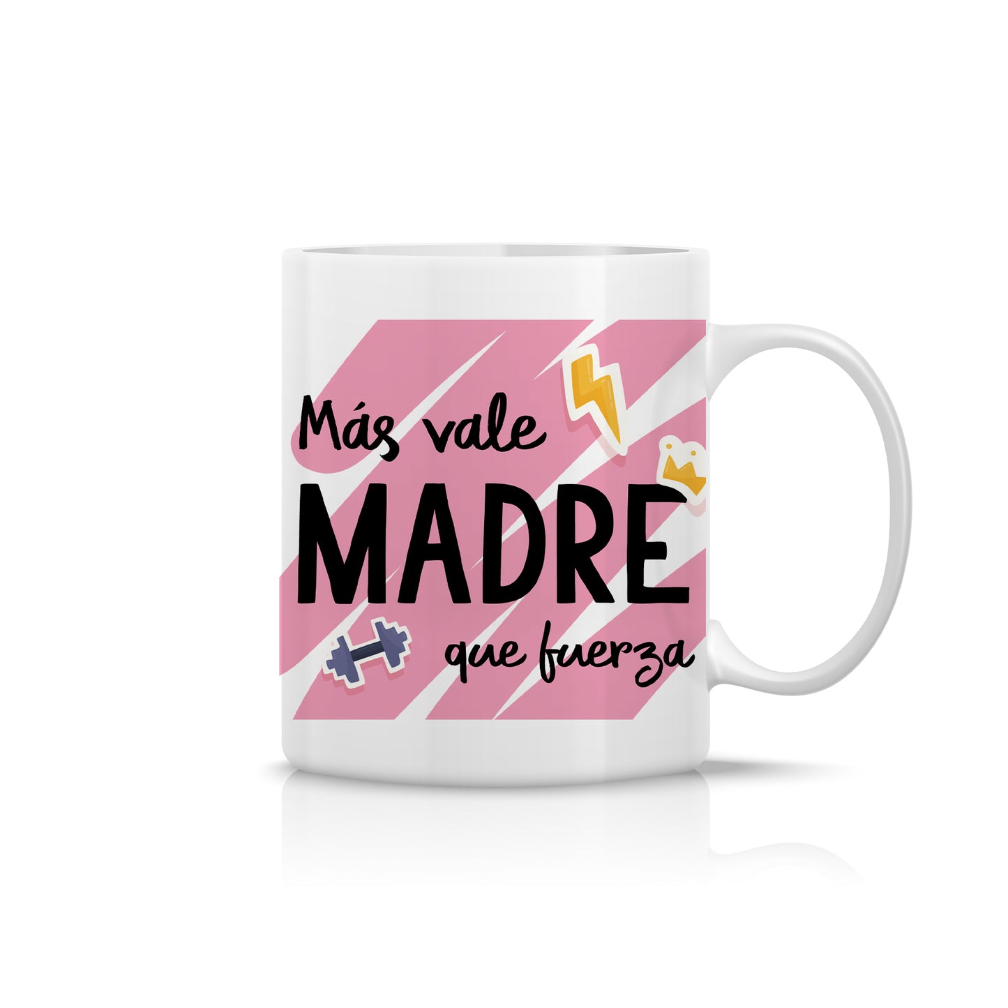 Taza “Más vale madre que fuerza” – Regalo original para mamá