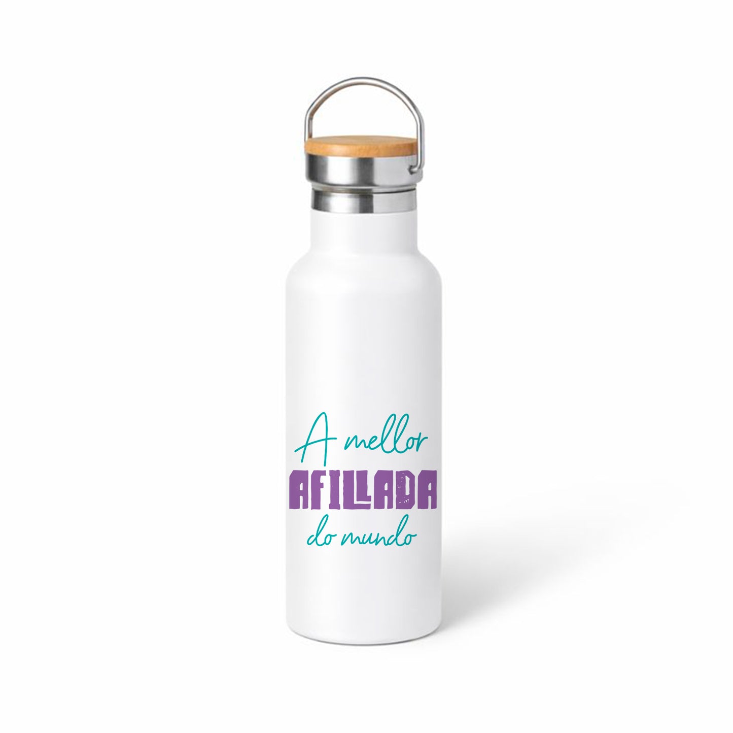 Termo “A mellor afillada do mundo” – deseño minimal en galego