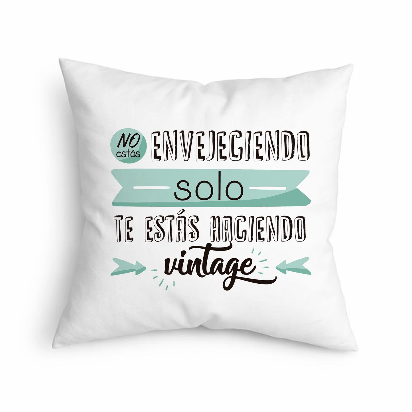 Cojín Divertido No Estás Envejeciendo Solo Te Estás Haciendo Vintage