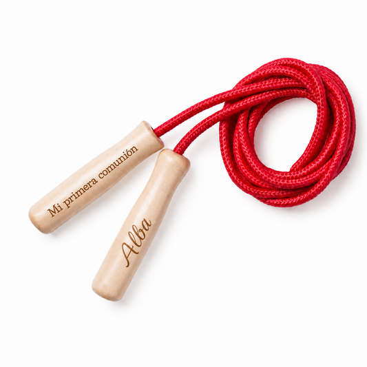 Comba personalizada de madera para comunión con nombre