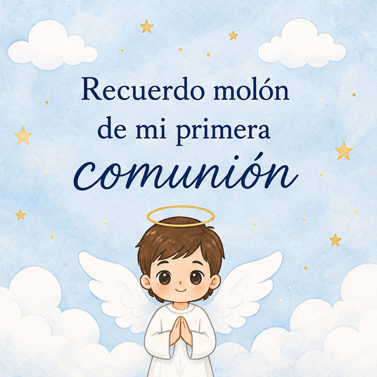 Etiqueta para detalles de comunion chico
