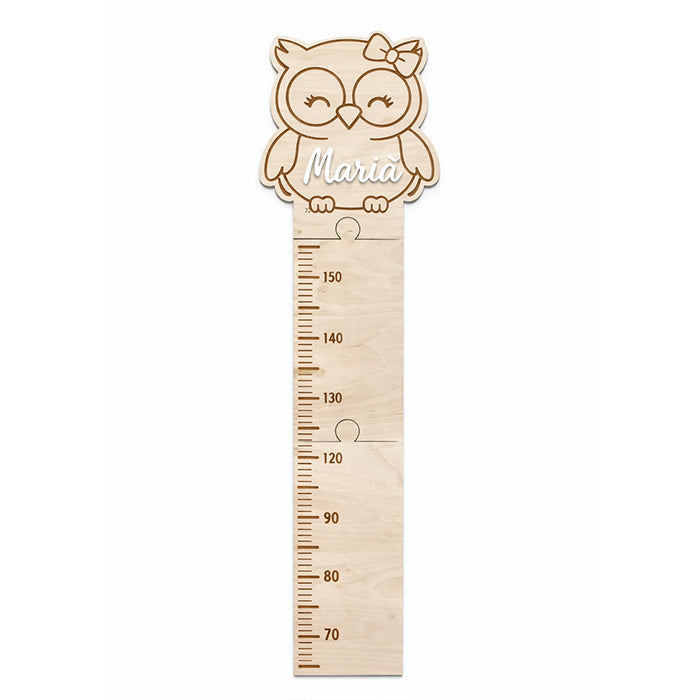 Medidor infantil de madera personalizado