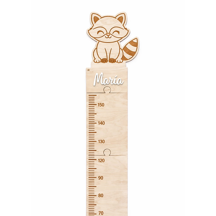 Medidor infantil de madera personalizado