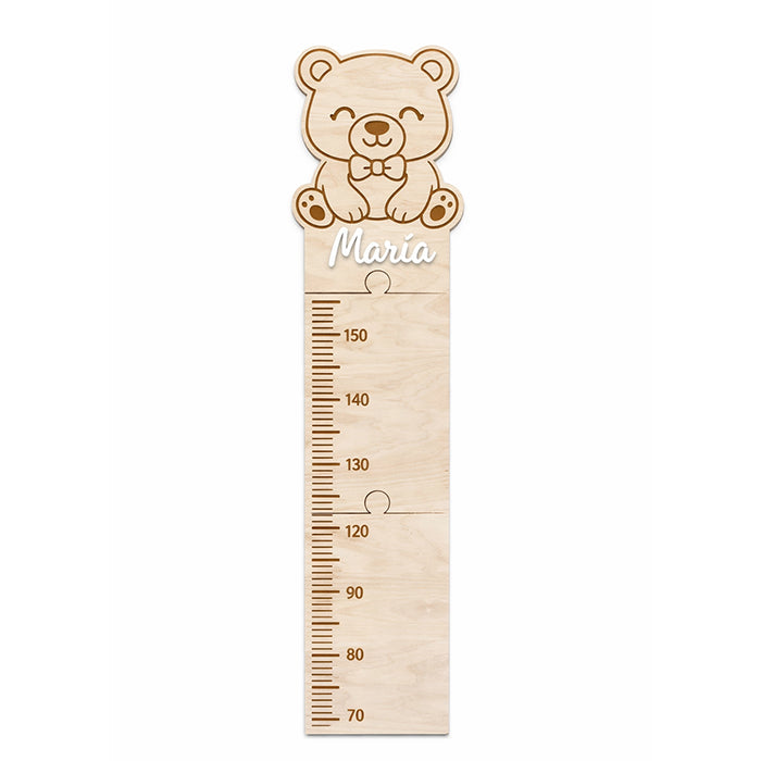 Medidor infantil de madera personalizado