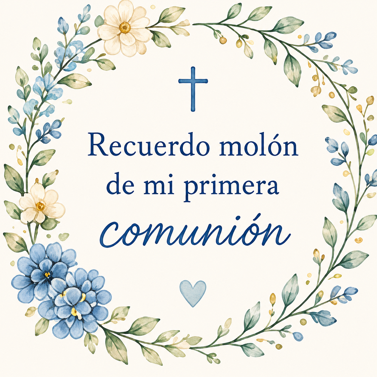 Pulsera de comunión con cruz de nácar niño