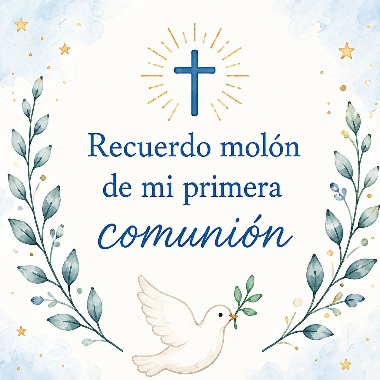 Pulsera de comunión con cruz de nácar niño