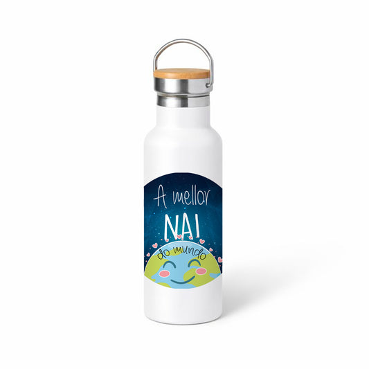 Bidón térmico 500 ml “A mellor nai do mundo” – Regalo en gallego