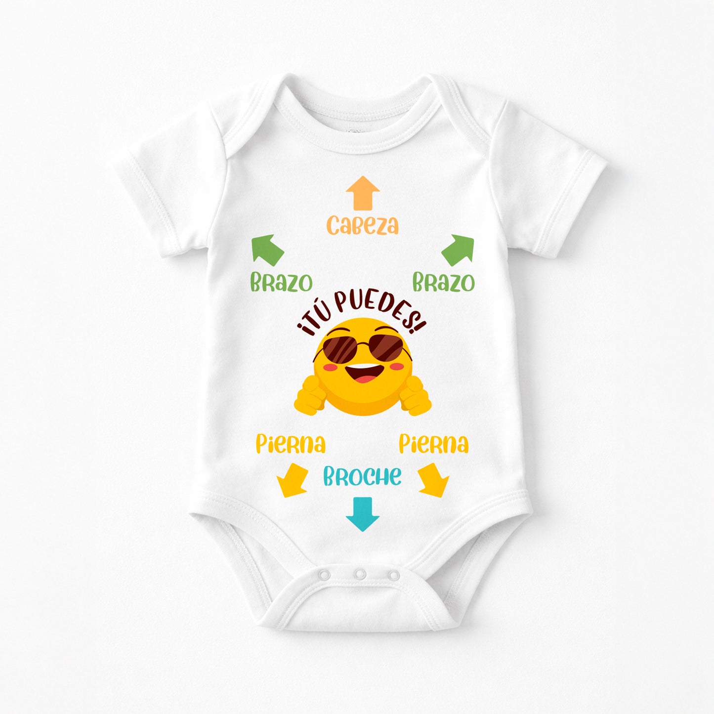 Body de bebé personalizado de manga corta
