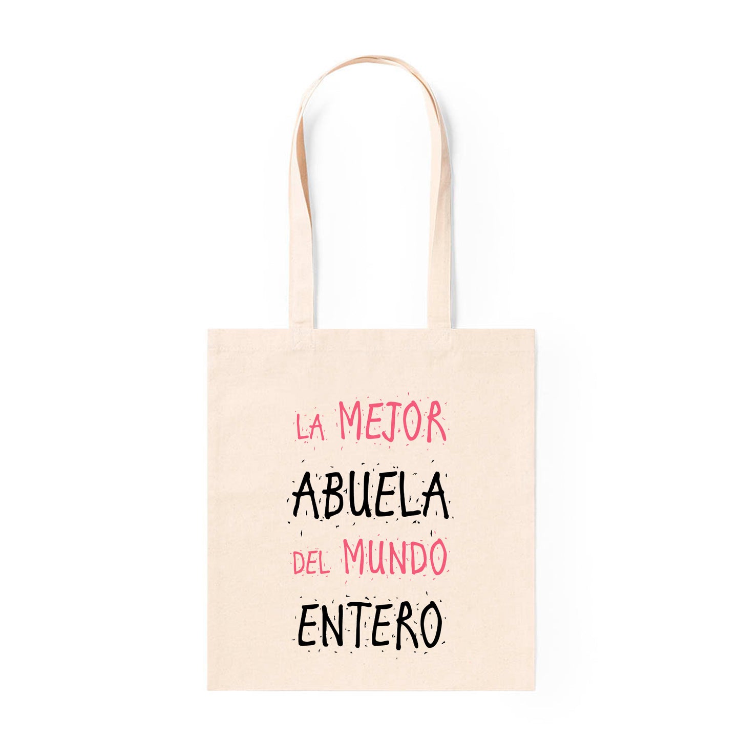 Bolsa tote para abuela con diseño especial