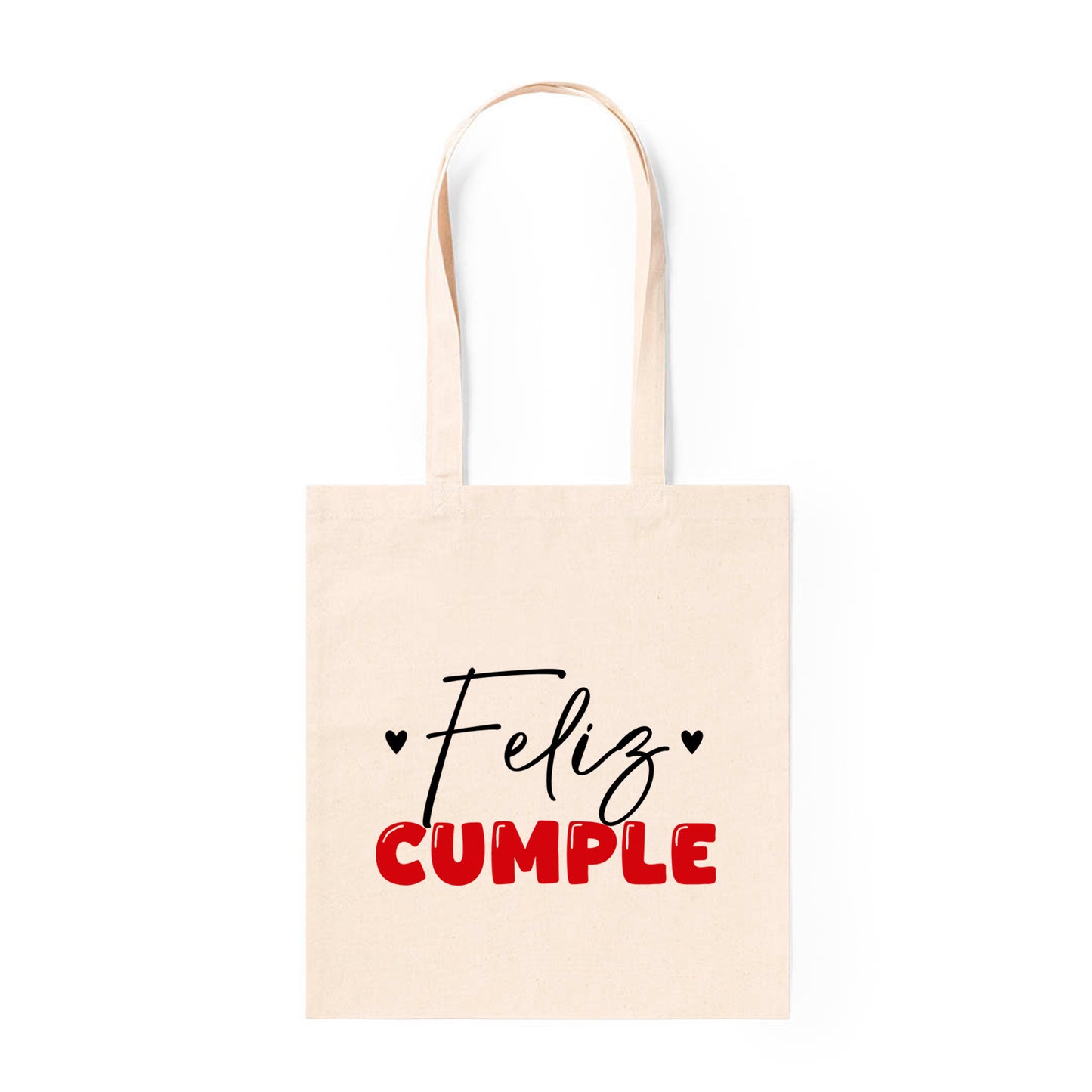 Bolsa tote de cumpleaños con diseño festivo