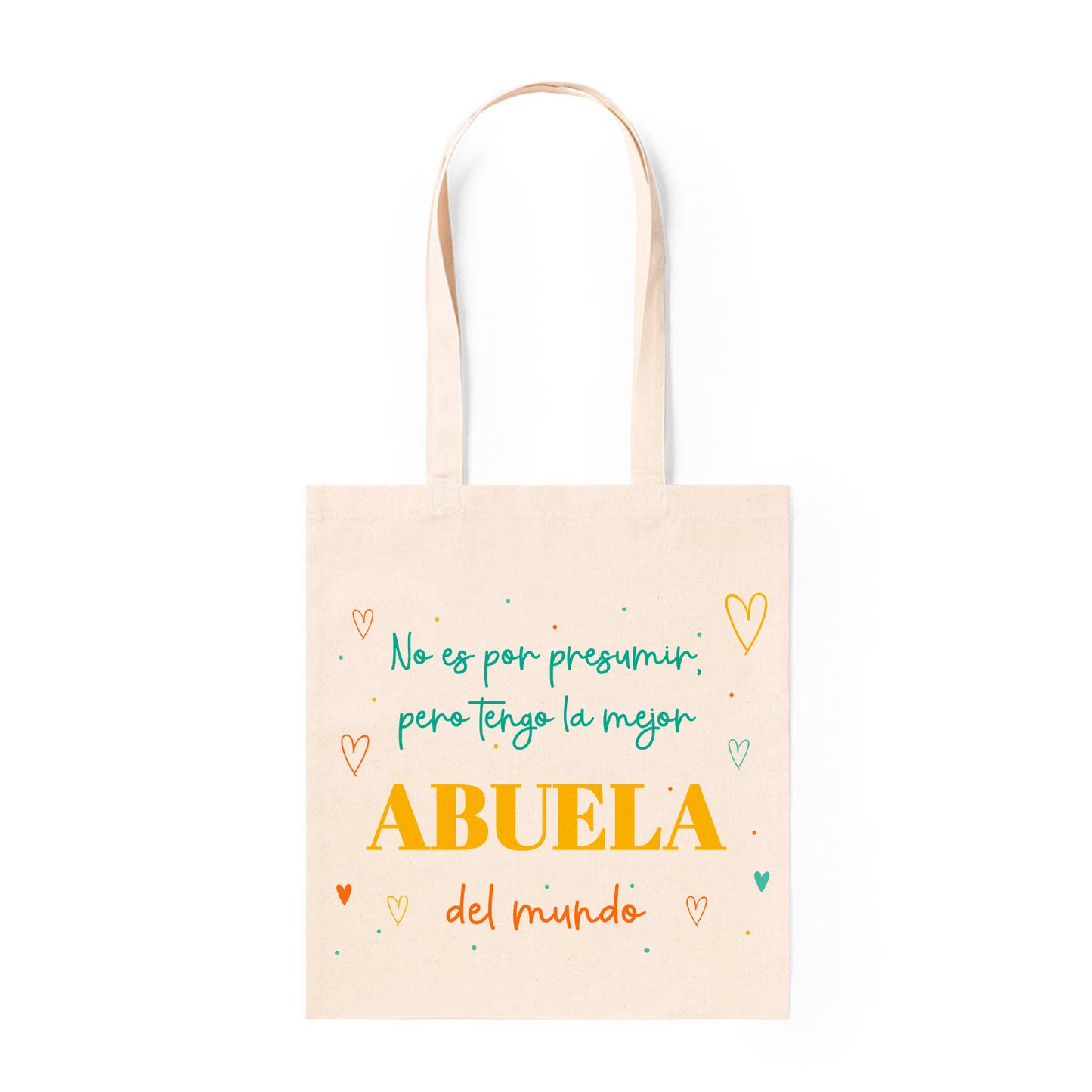 Bolsa tote para abuela con diseño especial