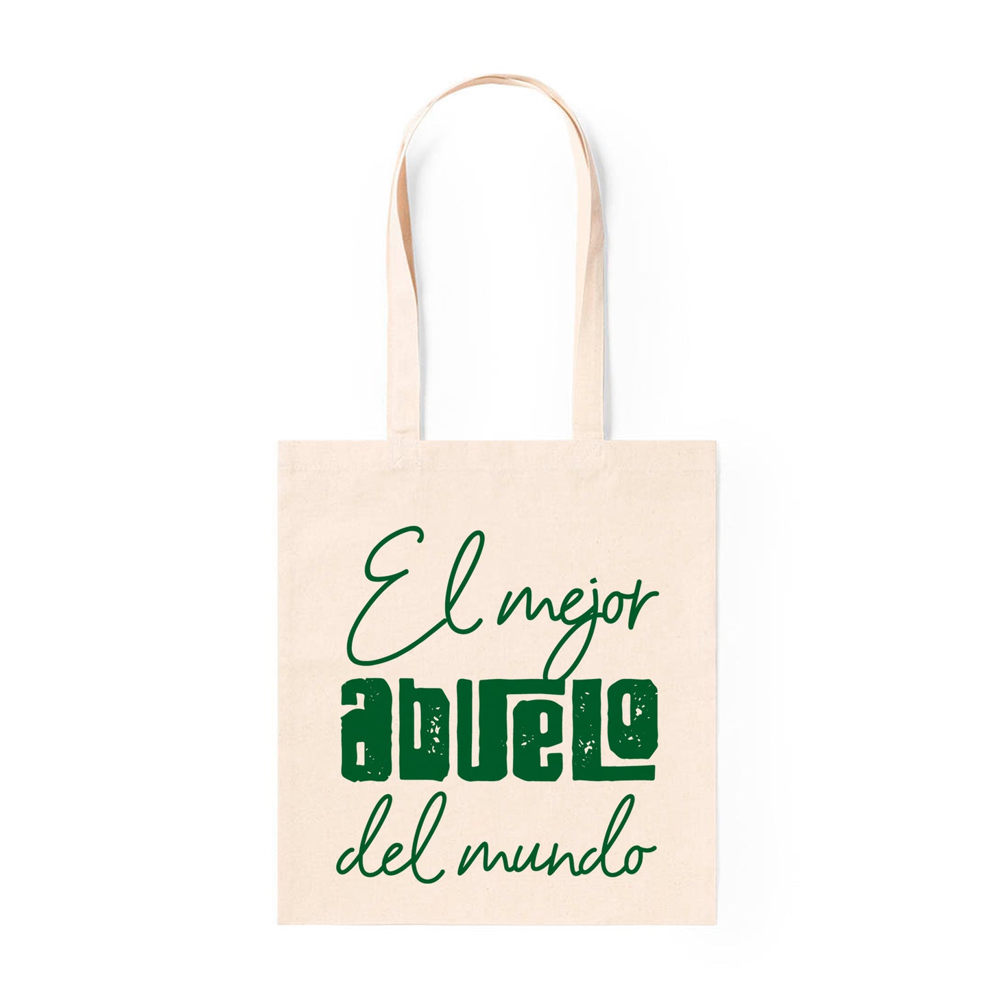 Bolsa tote para abuelo con diseño especial