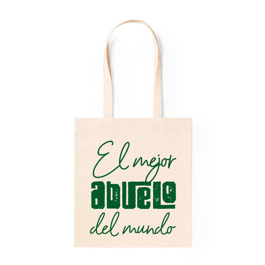 Bolsa tote para abuelo con diseño especial