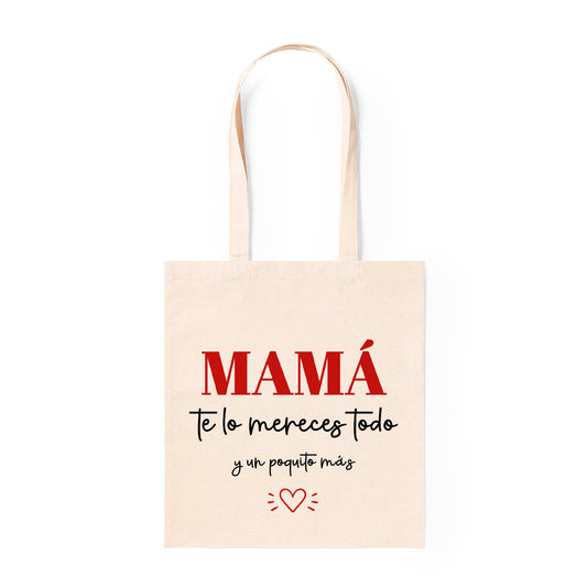 Bolsa tote para mamá con diseño especial