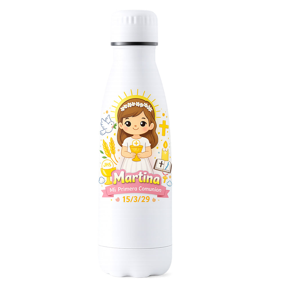 Botella personalizada para Primera Comunión con nombre