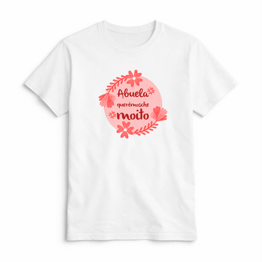 Camiseta Abuela Querémosche Moito