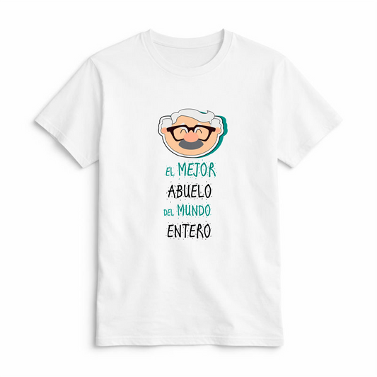 Camiseta El Mejor Abuelo del Mundo Entero