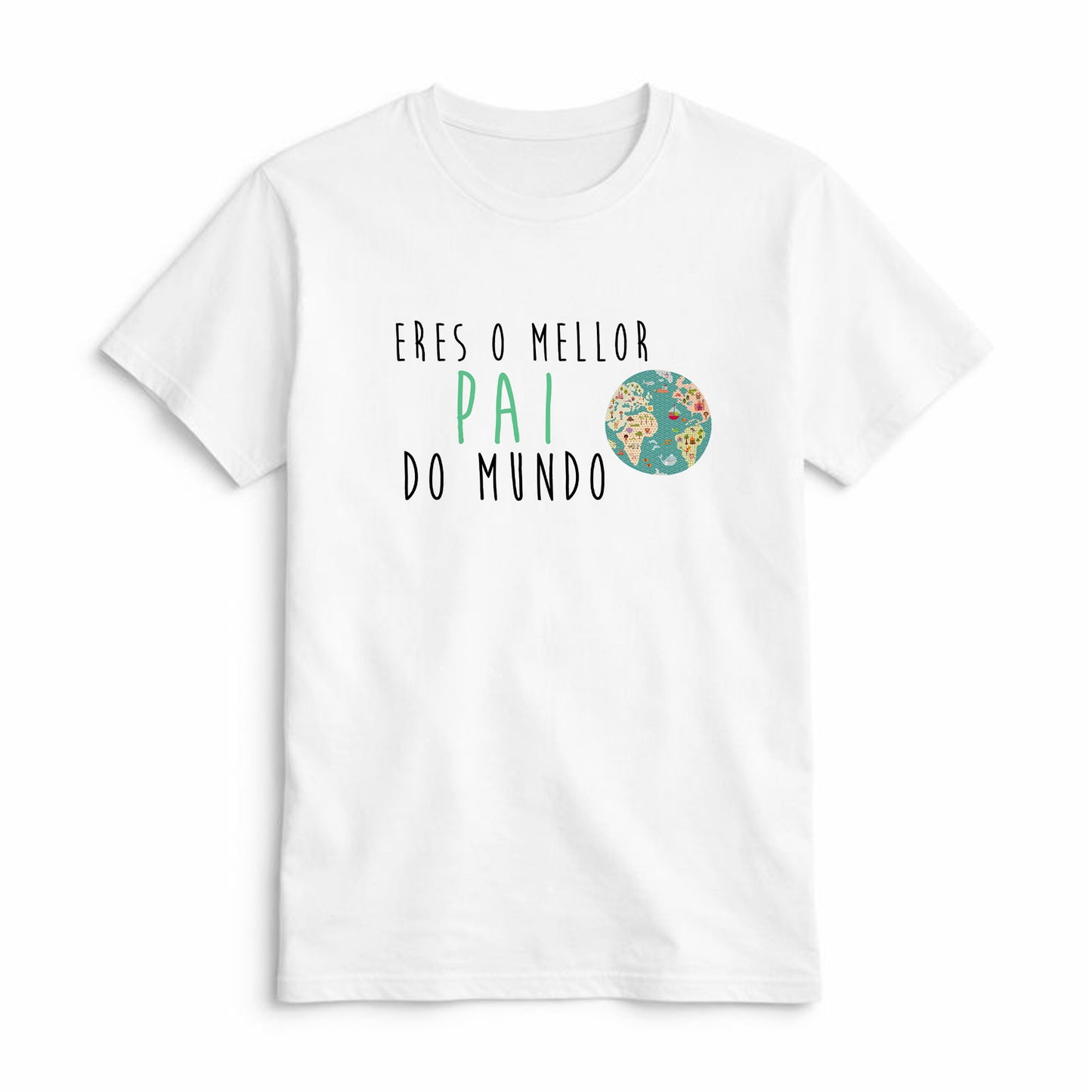 Camiseta Eres o Mellor Pai do Mundo