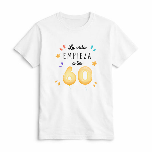 Camiseta La Vida Empieza a los 60