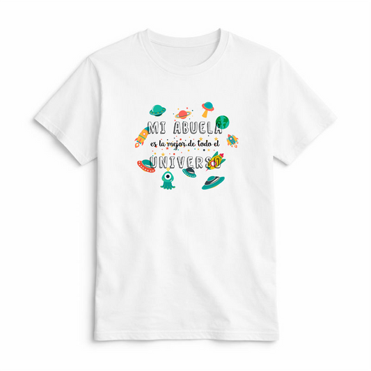 Camiseta Mi Abuela es la Mejor de Todo el Universo