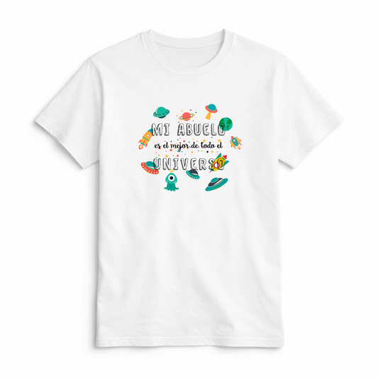 Camiseta Mi Abuelo es el Mejor de Todo el Universo