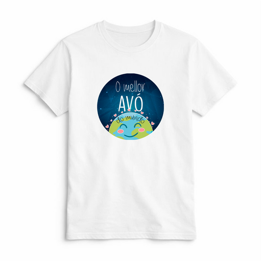Camiseta O Mellor Avó do Mundo