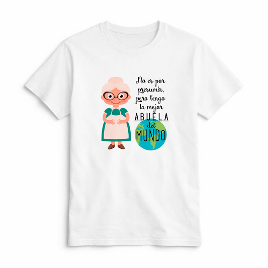 Camiseta Tengo la Mejor Abuela del Mundo