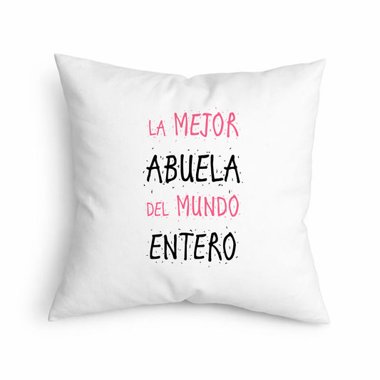 Cojín para abuela “La mejor abuela del mundo entero”