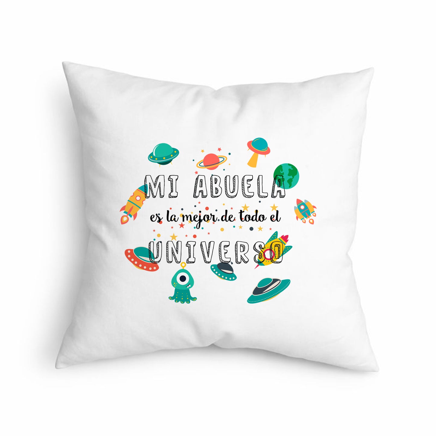 Cojín para abuela “Mi abuela es la mejor de todo el universo”