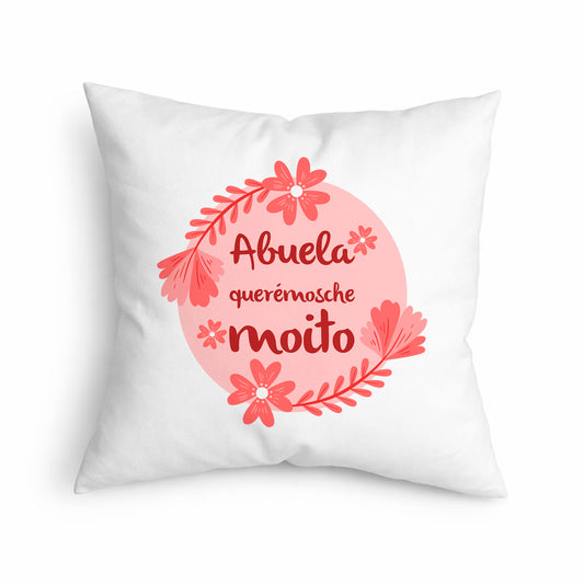 Cojín para abuela “Querémosche moito”