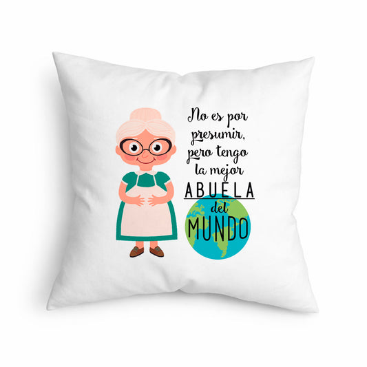 Cojín para abuela “Tengo la mejor abuela del mundo”