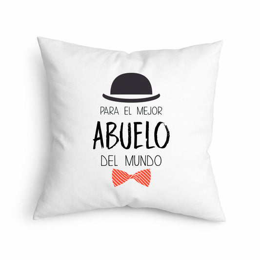 Cojín para abuelo “Para el mejor abuelo del mundo”