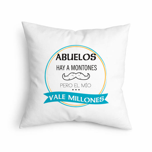 Cojín para abuelo “Abuelos hay a montones, pero el mío vale millones”