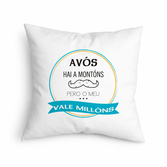 Cojín para avó “Avós hai a montóns, pero o meu vale millóns”