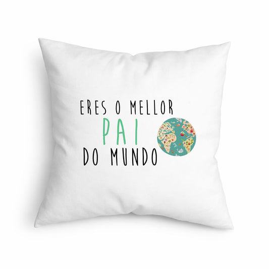 Cojín para pai “Eres o mellor pai do mundo”