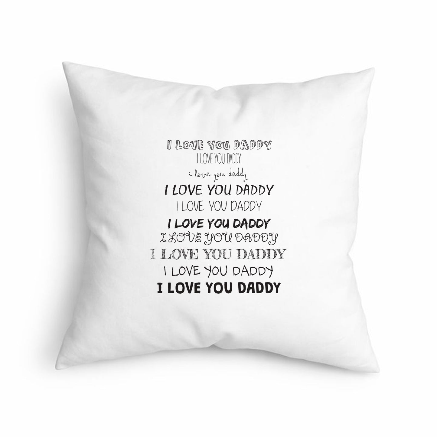Cojín para papá “I Love You Daddy”