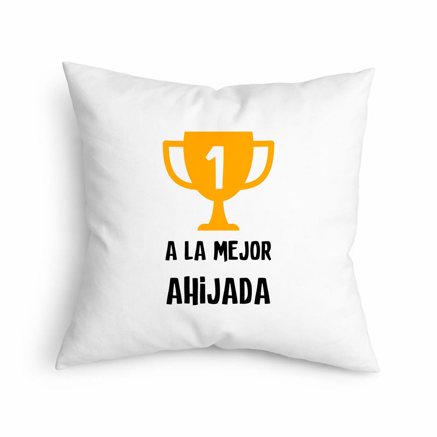 Cojín Regalo Bonito para Ahijada con Frase Única “A la Mejor Ahijada”