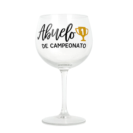 Copa de balón para abuelo con diseño especial
